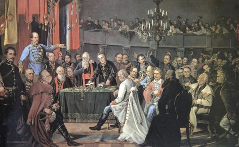 Dragutin Weingärtner, <em>Hrvatski sabor 1848. godine</em>