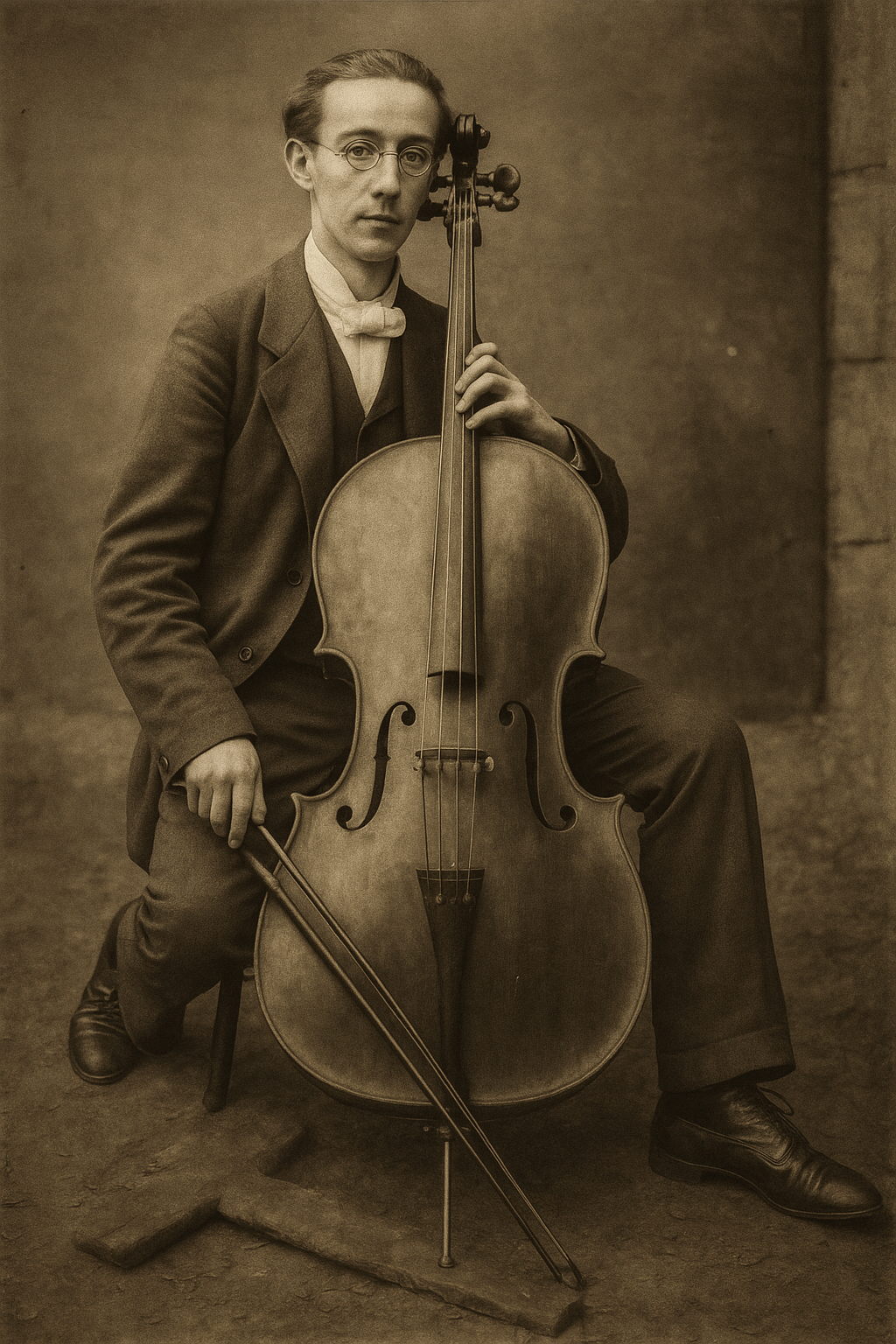 Jakov Gotovac kao čelist, Split, 1912.